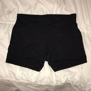 Black spandex shorts